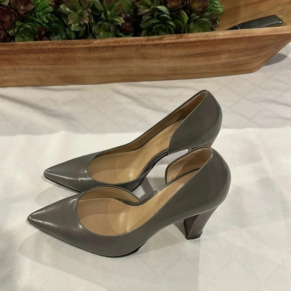 Talbots women’s D'orsay styles heeled‎ pumps heels shoes gray size 6 EUC - Picture 3 of 7
